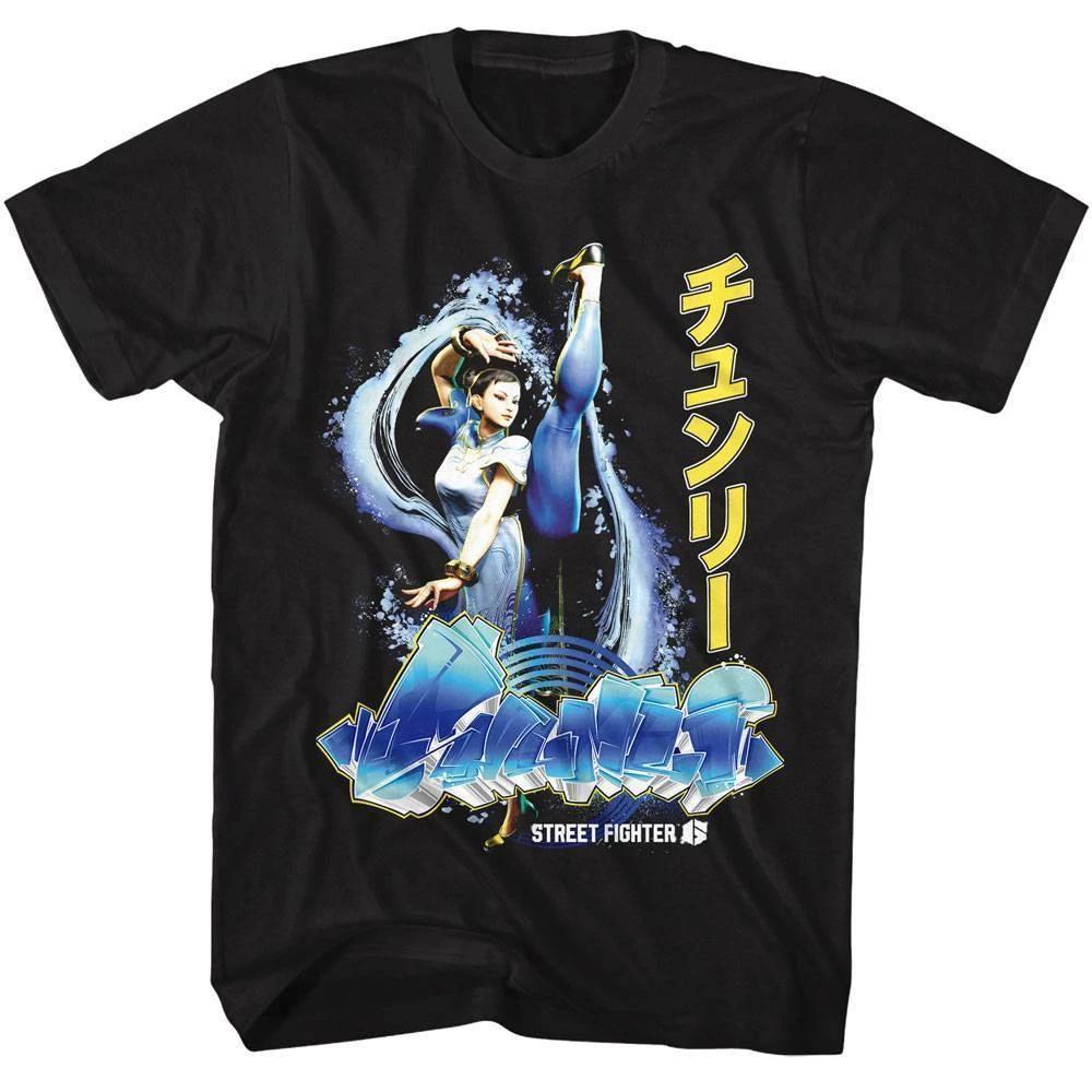 Street Fighter 6 Chun Li Graffiti Unisex T Shirt